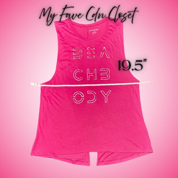 Fuchsia Pink Beach body Tank Top**Ladies XL - Picture 4 of 11